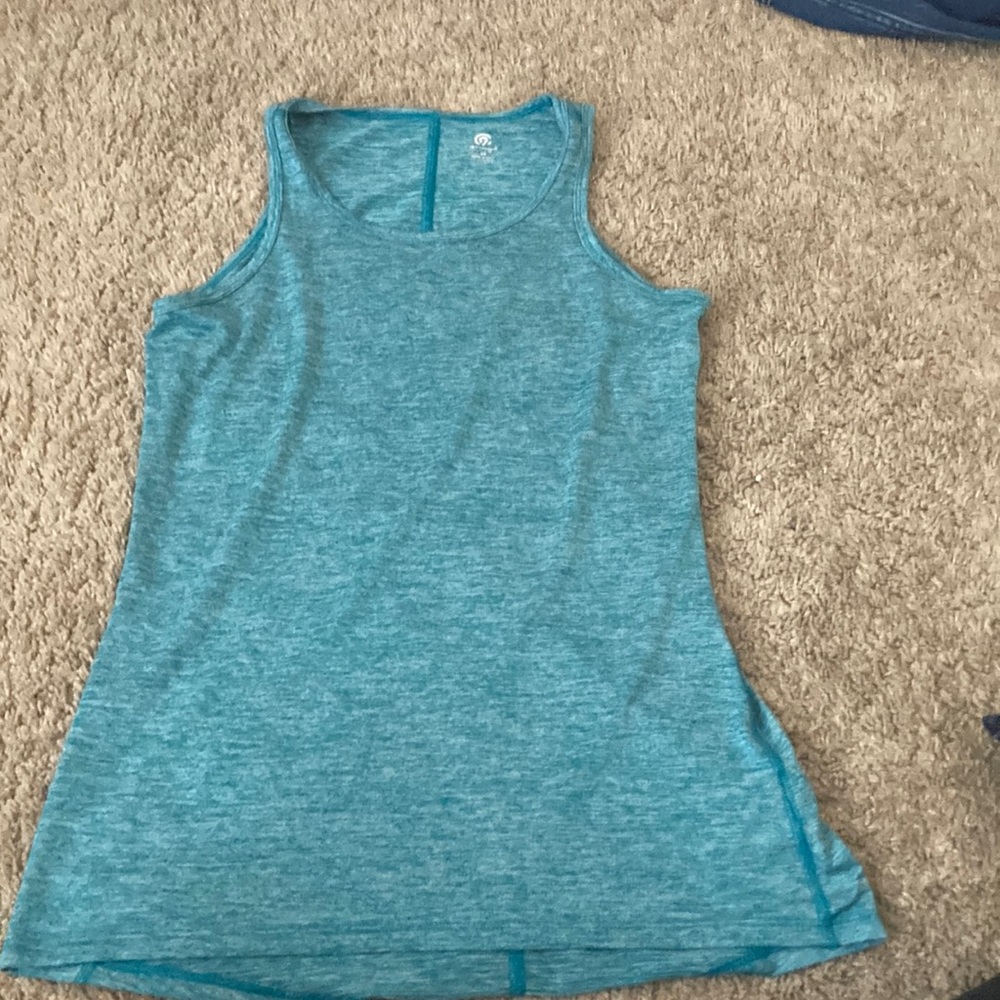 Blue Athletic Tank Top